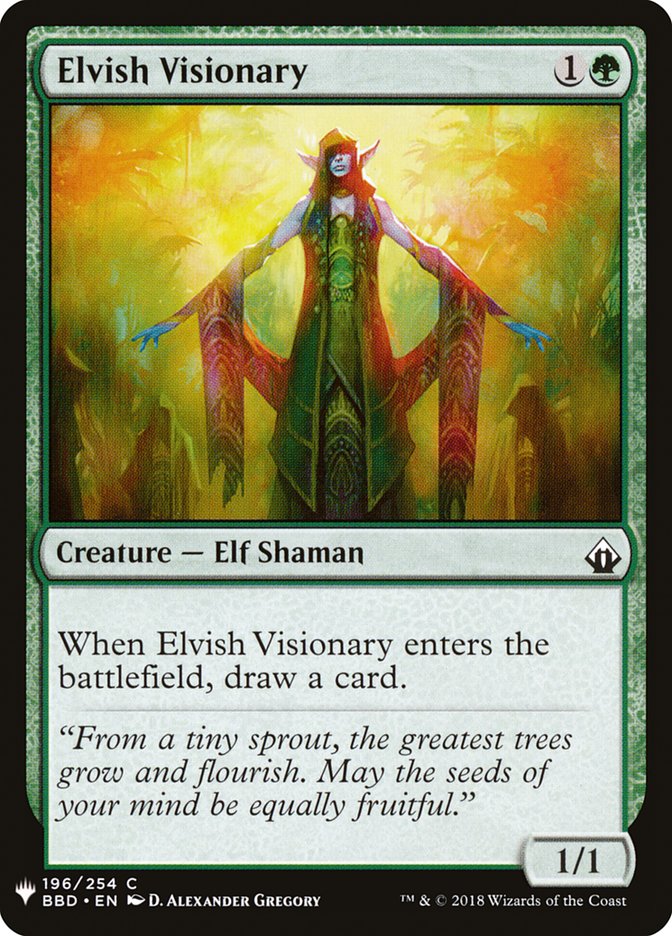 Elvish Visionary [Mystery Booster] | I Want That Stuff Brandon