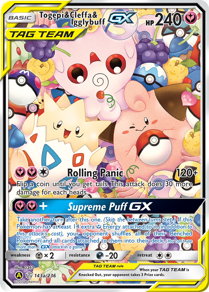 Togepi & Cleffa & Igglybuff GX (143a/236) [Alternate Art Promos] | I Want That Stuff Brandon