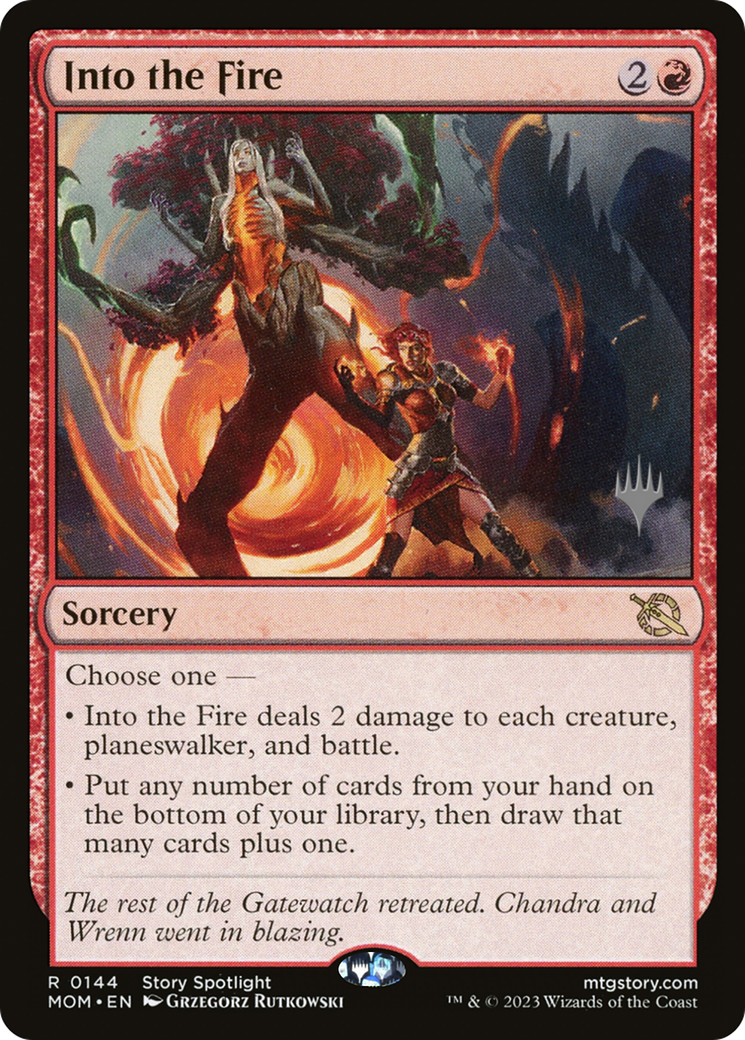 Into the Fire (Promo Pack) [March of the Machine Promos] | I Want That Stuff Brandon