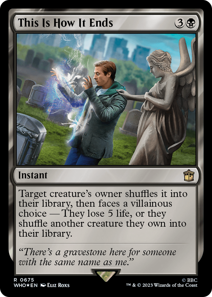 This Is How It Ends (Surge Foil) [Doctor Who] | I Want That Stuff Brandon
