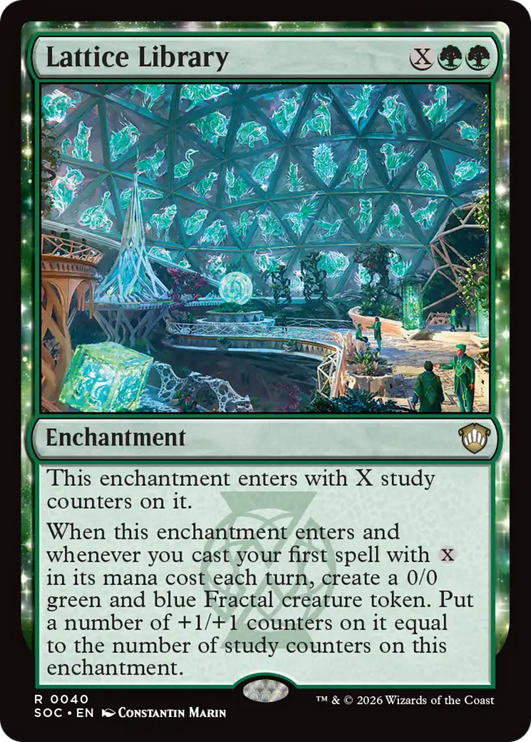 Lattice Library [Secrets of Strixhaven Commander] | I Want That Stuff Brandon