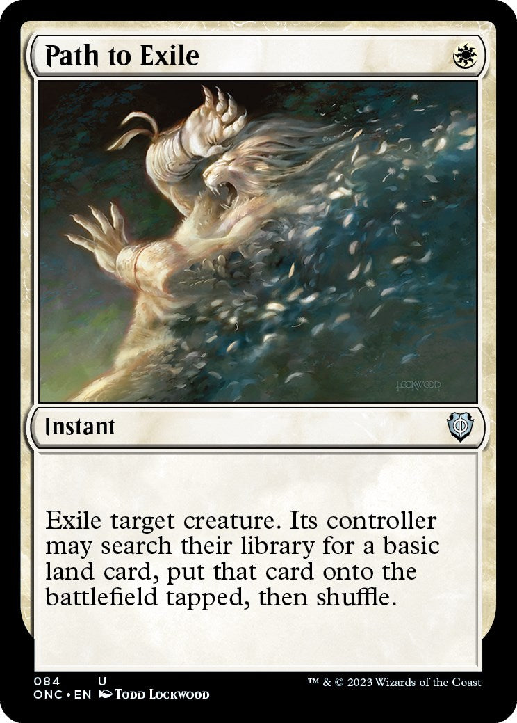 Path to Exile [Phyrexia: All Will Be One Commander] | I Want That Stuff Brandon