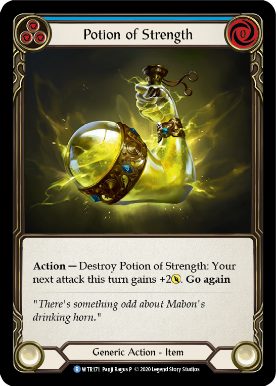 Potion of Strength [U-WTR171] (Welcome to Rathe Unlimited)  Unlimited Rainbow Foil | I Want That Stuff Brandon