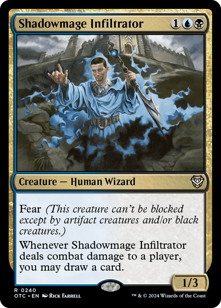 Shadowmage Infiltrator [Outlaws of Thunder Junction Commander] | I Want That Stuff Brandon
