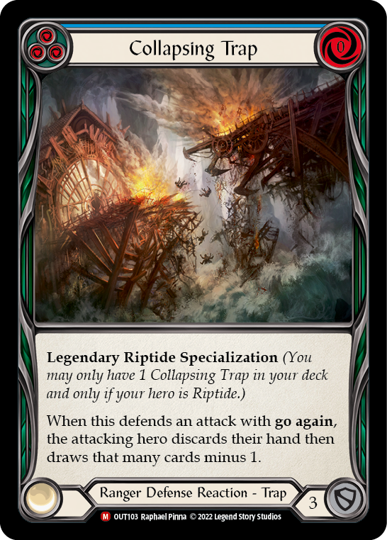 Collapsing Trap [OUT103] (Outsiders)  Rainbow Foil | I Want That Stuff Brandon