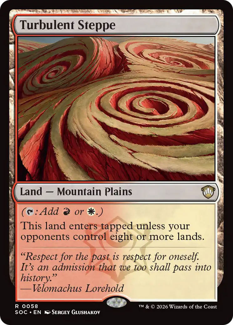 Turbulent Steppe [Secrets of Strixhaven Commander] | I Want That Stuff Brandon