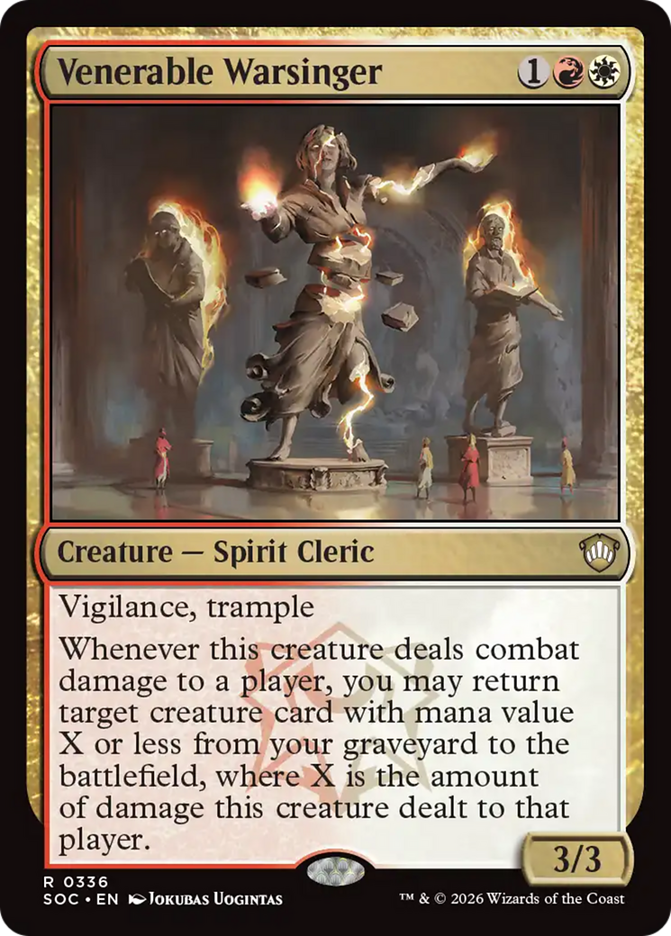 Venerable Warsinger [Secrets of Strixhaven Commander] | I Want That Stuff Brandon