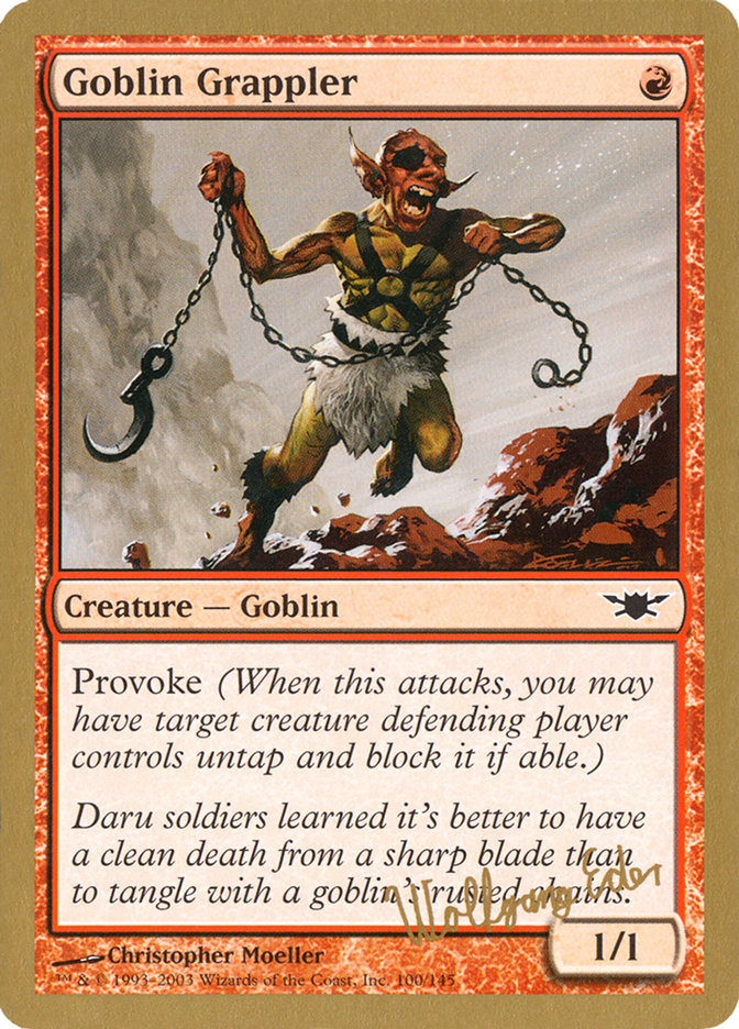 Goblin Grappler (Wolfgang Eder) [World Championship Decks 2003] | I Want That Stuff Brandon