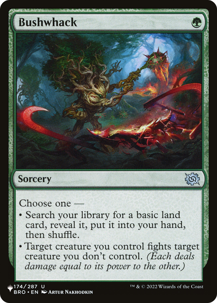 Bushwhack [The List Reprints] | I Want That Stuff Brandon