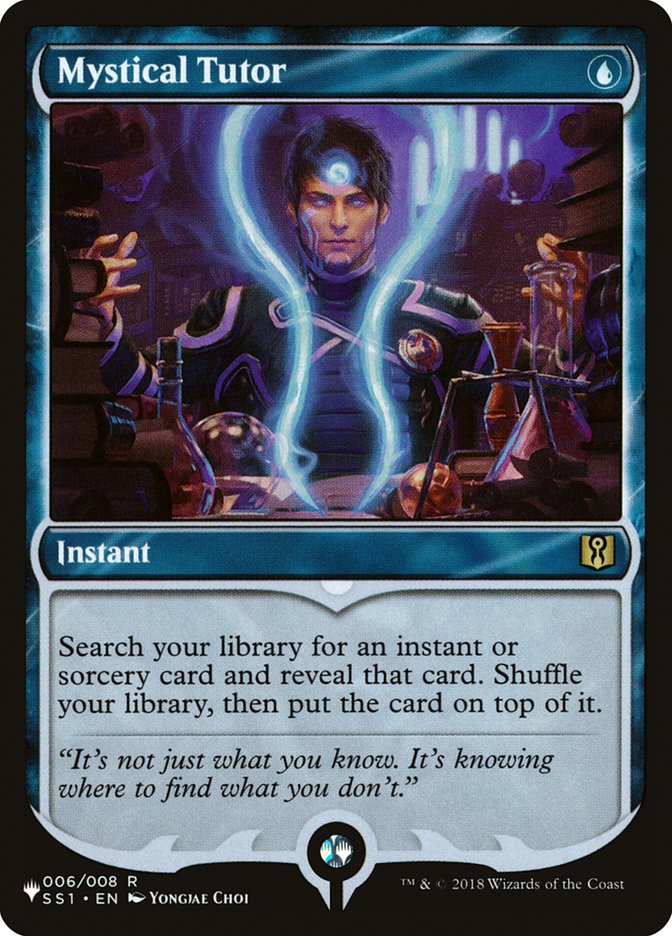 Mystical Tutor [The List] | I Want That Stuff Brandon