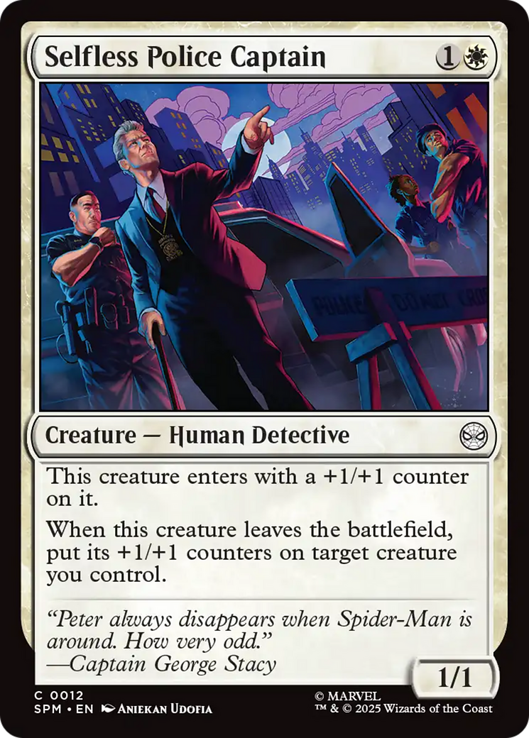 Selfless Police Captain [Marvel's Spider-Man] | I Want That Stuff Brandon