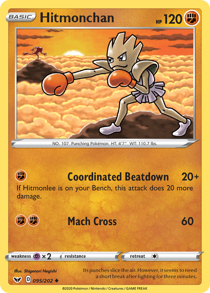 Hitmonchan (095/202) [Sword & Shield: Base Set] | I Want That Stuff Brandon