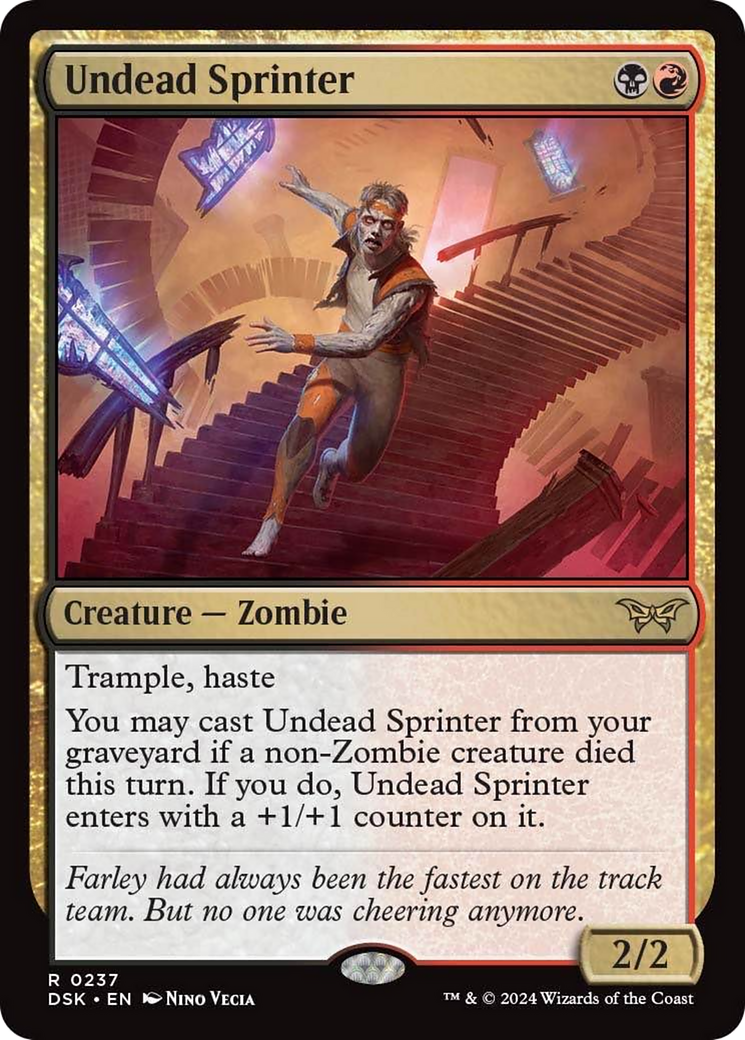 Undead Sprinter [Duskmourn: House of Horror] | I Want That Stuff Brandon