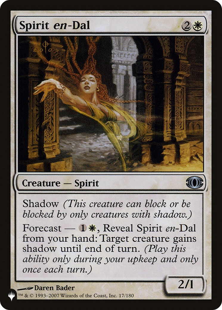 Spirit en-Dal [The List Reprints] | I Want That Stuff Brandon