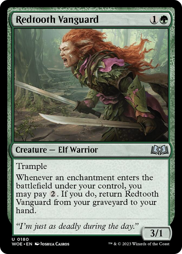 Redtooth Vanguard [Wilds of Eldraine] | I Want That Stuff Brandon