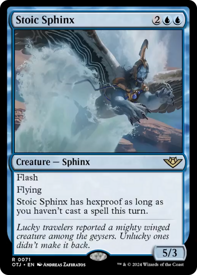 Stoic Sphinx [Outlaws of Thunder Junction] | I Want That Stuff Brandon