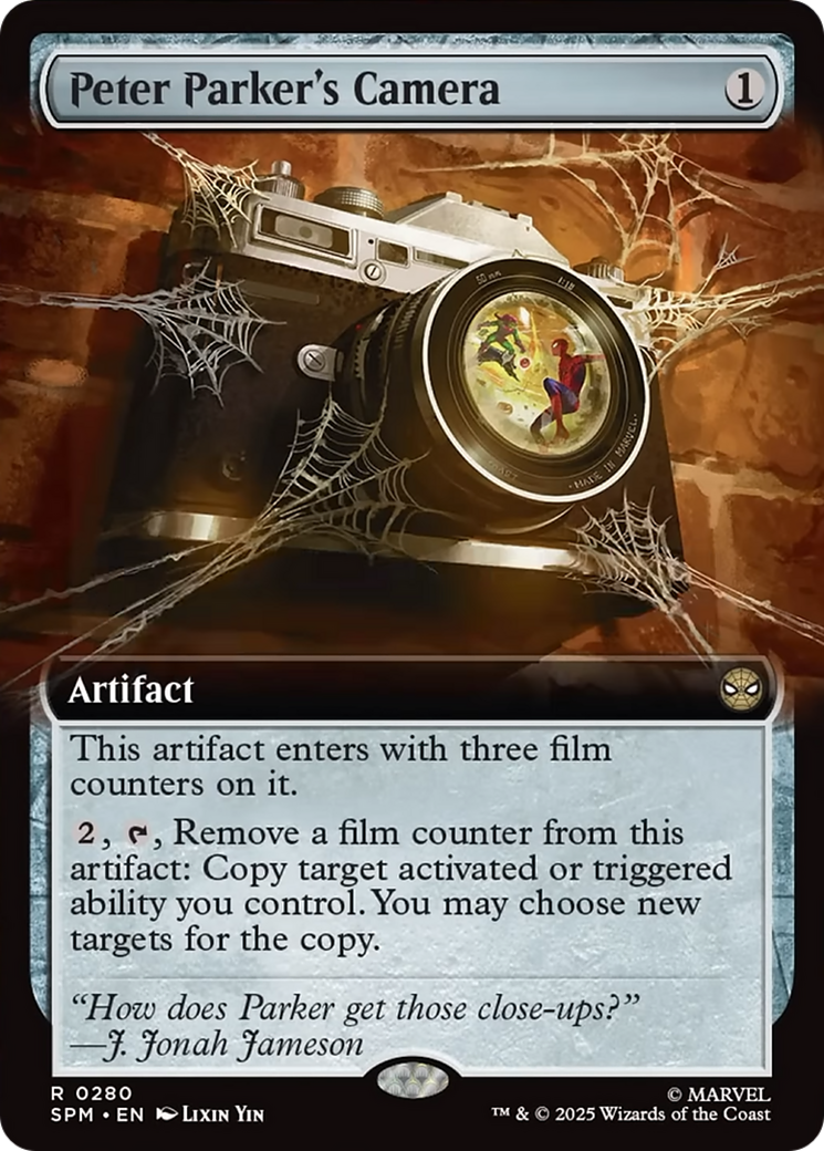 Peter Parker's Camera (Extended Art) [Marvel's Spider-Man] | I Want That Stuff Brandon