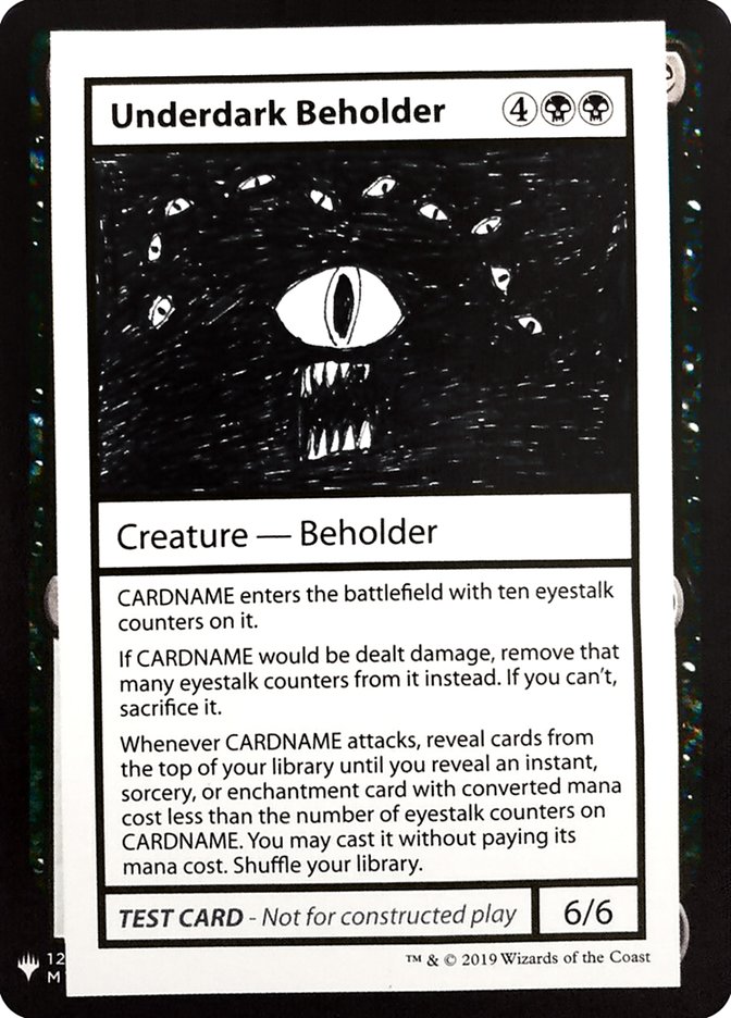 Underdark Beholder [Mystery Booster Playtest Cards] | I Want That Stuff Brandon