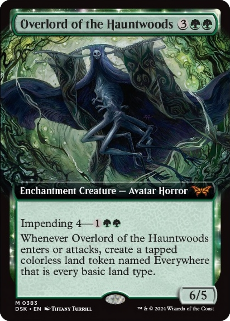 Overlord of the Hauntwoods (Extended Art) [Duskmourn: House of Horror] | I Want That Stuff Brandon