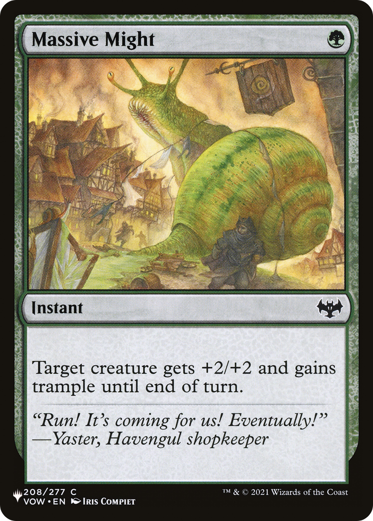 Massive Might [The List] | I Want That Stuff Brandon