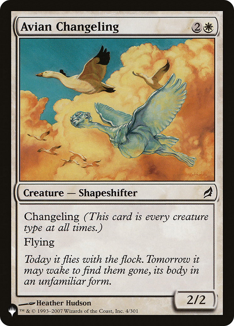 Avian Changeling [The List] | I Want That Stuff Brandon