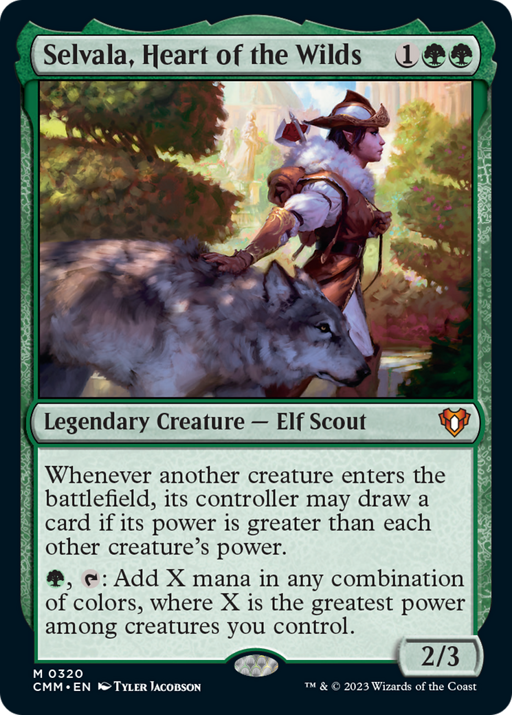 Selvala, Heart of the Wilds [Commander Masters] | I Want That Stuff Brandon