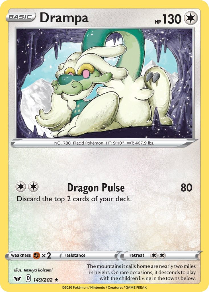 Drampa (149/202) [Sword & Shield: Base Set] | I Want That Stuff Brandon