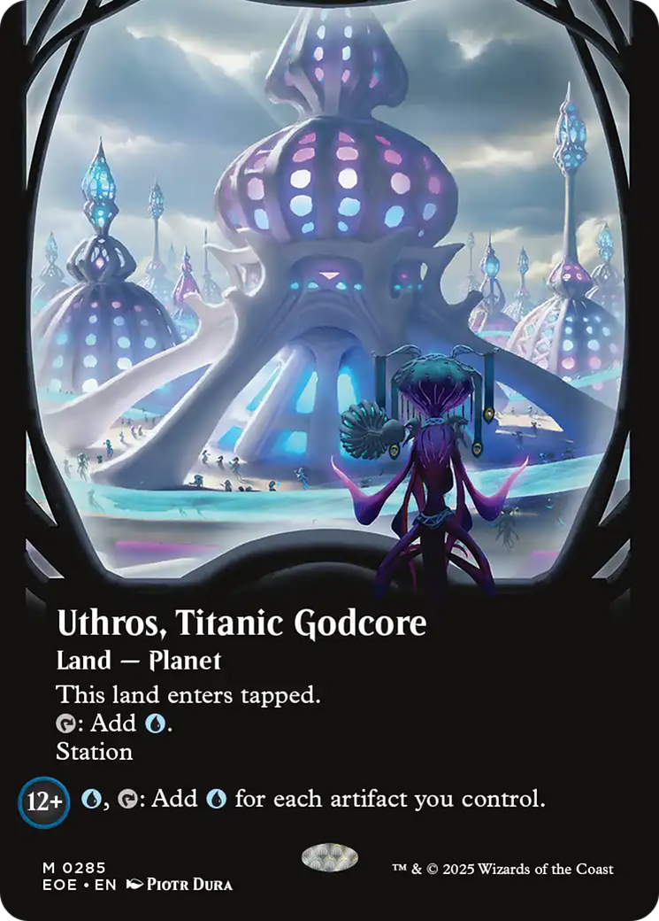 Uthros, Titanic Godcore (Borderless) [Edge of Eternities] | I Want That Stuff Brandon