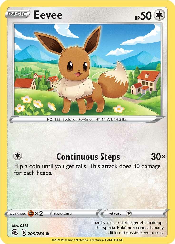 Eevee (205/264) [Sword & Shield: Fusion Strike] | I Want That Stuff Brandon