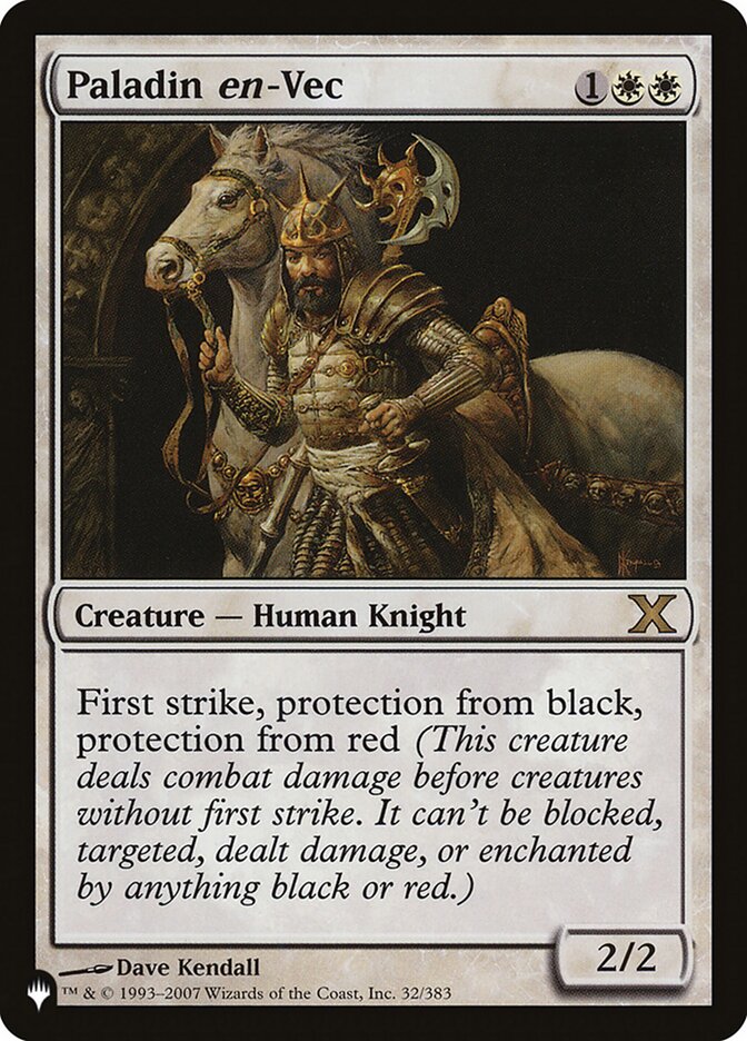 Paladin en-Vec [The List] | I Want That Stuff Brandon