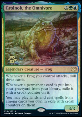 Grolnok, the Omnivore [Innistrad: Crimson Vow Prerelease Promos] | I Want That Stuff Brandon