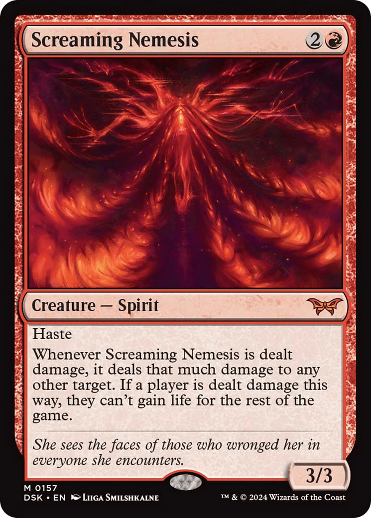 Screaming Nemesis [Duskmourn: House of Horror] | I Want That Stuff Brandon