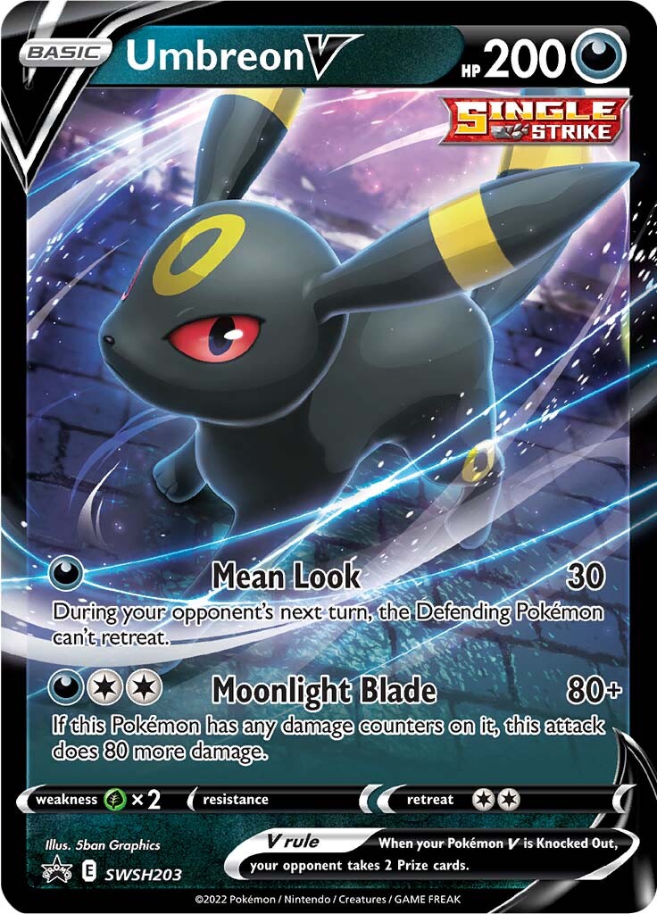 Umbreon V (SWSH203) [Sword & Shield: Black Star Promos] | I Want That Stuff Brandon