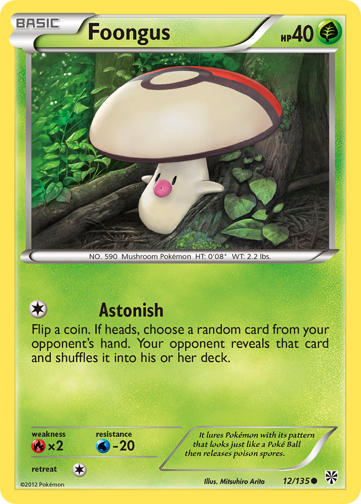 Foongus (12/135) [Black & White: Plasma Storm] | I Want That Stuff Brandon