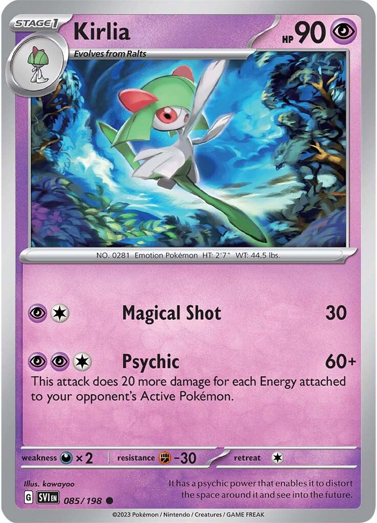 Kirlia (085/198) [Scarlet & Violet: Base Set] | I Want That Stuff Brandon