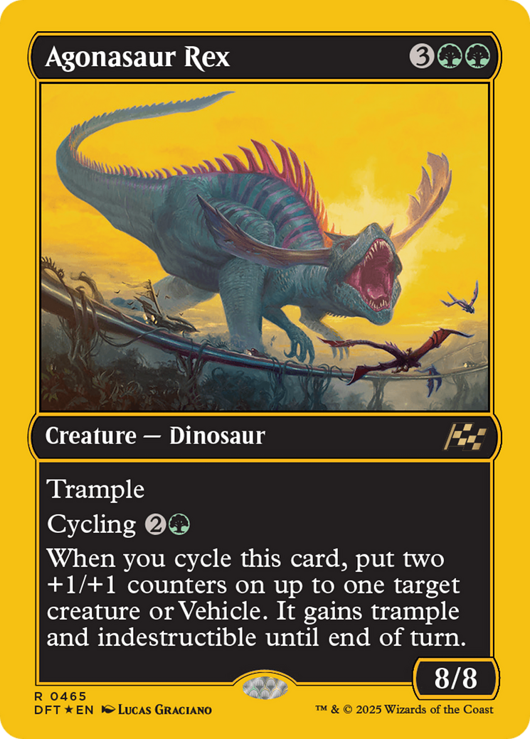 Agonasaur Rex (First-Place Foil) [Aetherdrift] | I Want That Stuff Brandon