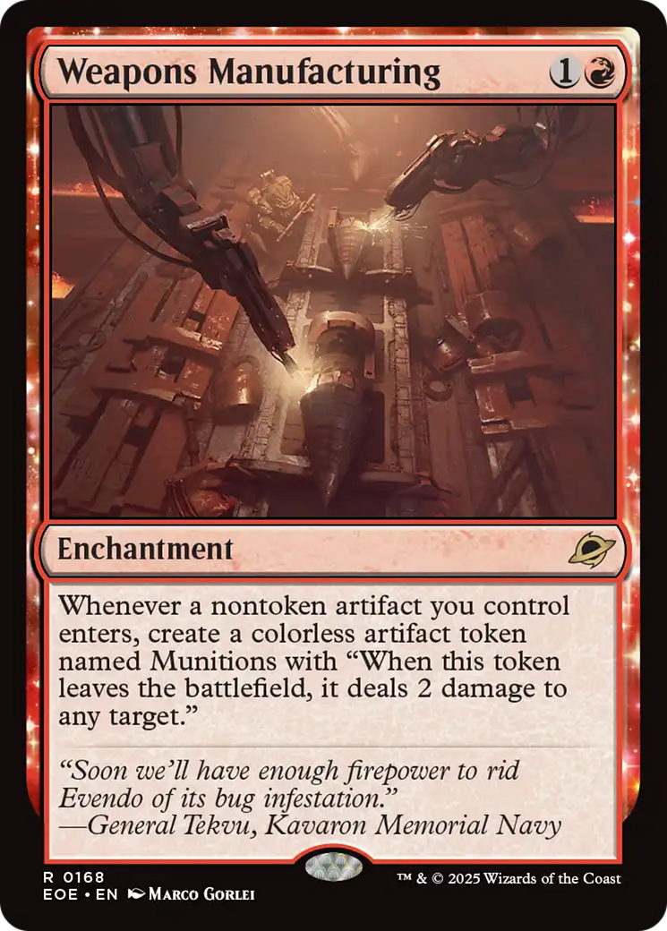 Weapons Manufacturing [Edge of Eternities] | I Want That Stuff Brandon