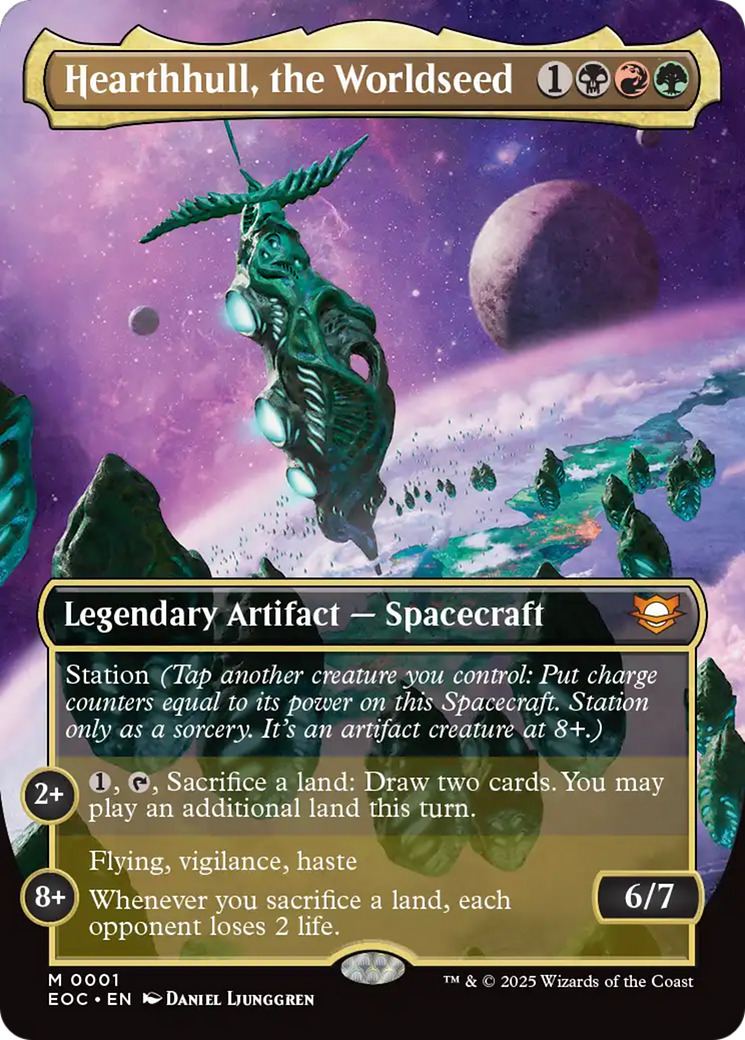 Hearthhull, the Worldseed (Borderless) [Edge of Eternities Commander] | I Want That Stuff Brandon