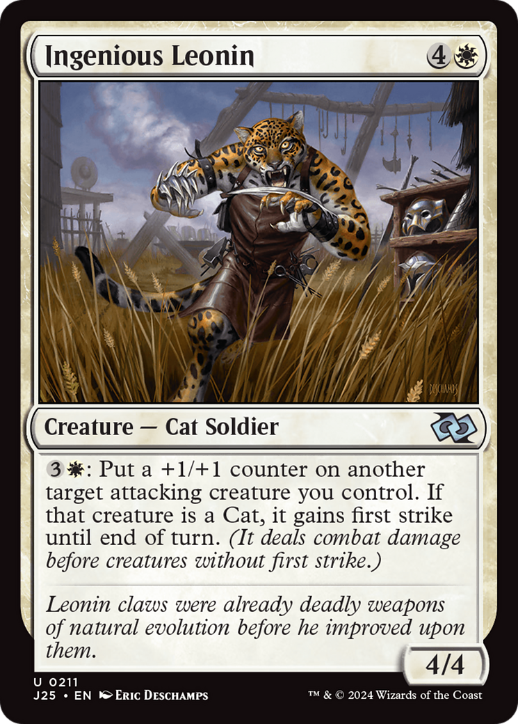 Ingenious Leonin [Foundations Jumpstart] | I Want That Stuff Brandon