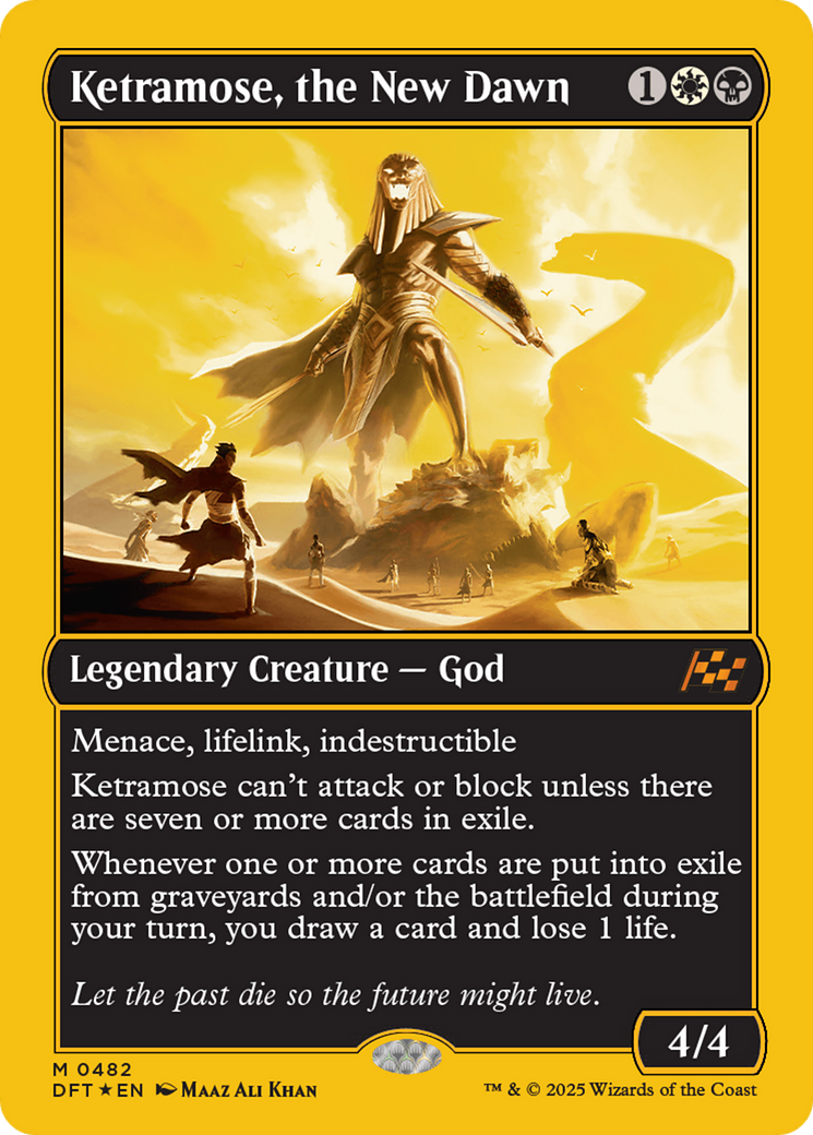 Ketramose, the New Dawn (First-Place Foil) [Aetherdrift] | I Want That Stuff Brandon