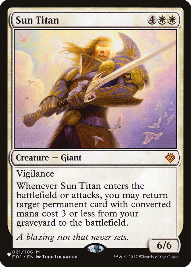Sun Titan [The List] | I Want That Stuff Brandon