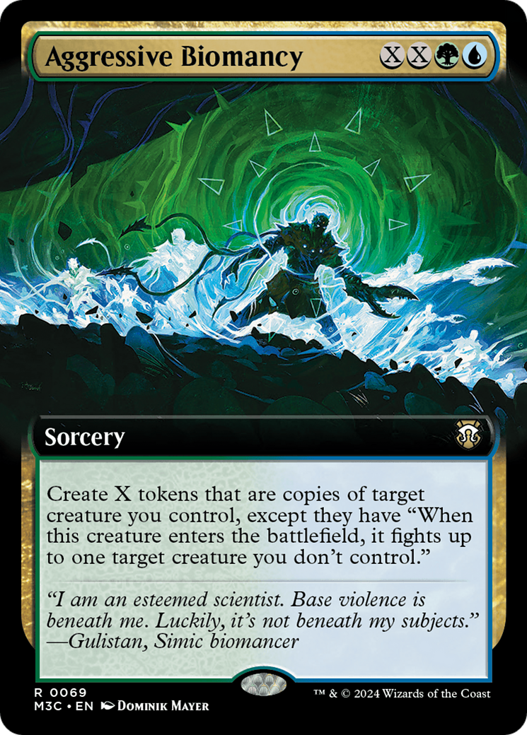 Aggressive Biomancy (Extended Art) [Modern Horizons 3 Commander] | I Want That Stuff Brandon