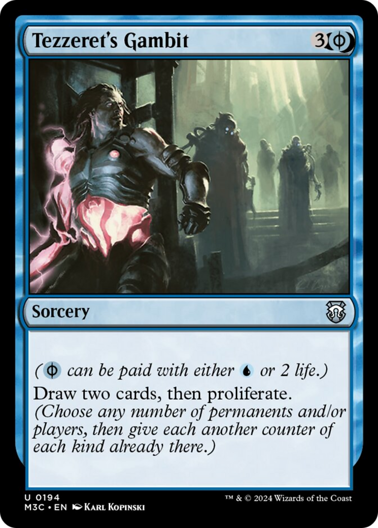 Tezzeret's Gambit (Ripple Foil) [Modern Horizons 3 Commander] | I Want That Stuff Brandon