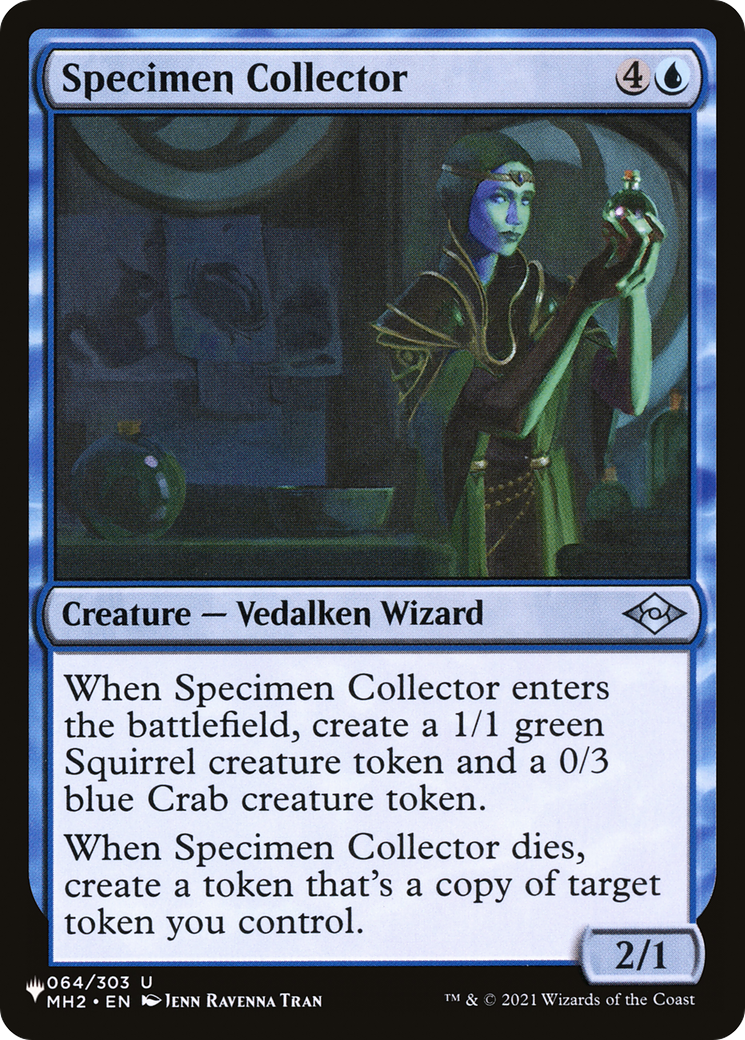 Specimen Collector [The List Reprints] | I Want That Stuff Brandon