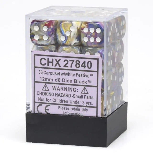 Chessex: 12mm Festive Dice | I Want That Stuff Brandon