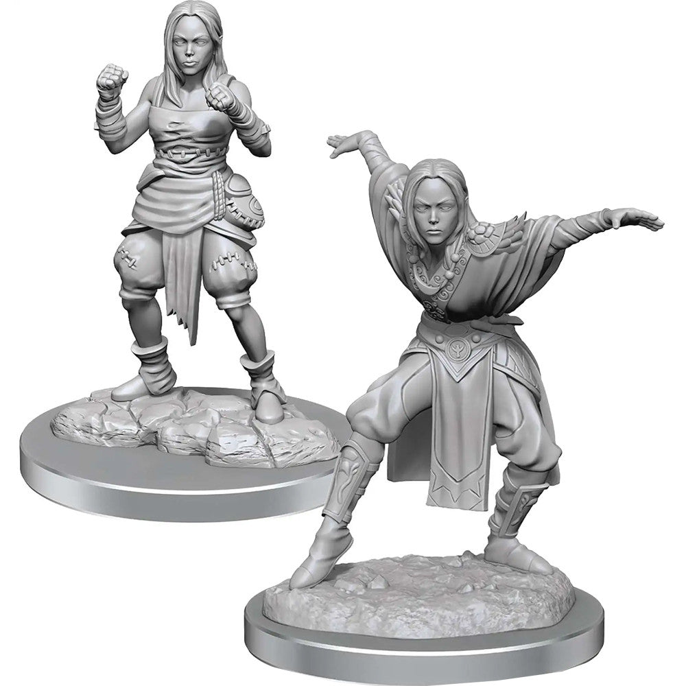 Pathfinder Battles Deep Cuts Unpainted Miniatures: Half-Elf Monk Female | I Want That Stuff Brandon