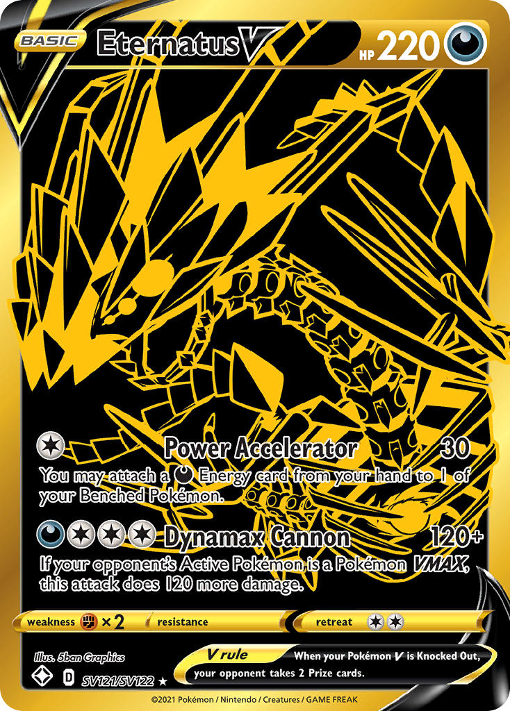Eternatus V (SV121/SV122) [Sword & Shield: Shining Fates] | I Want That Stuff Brandon
