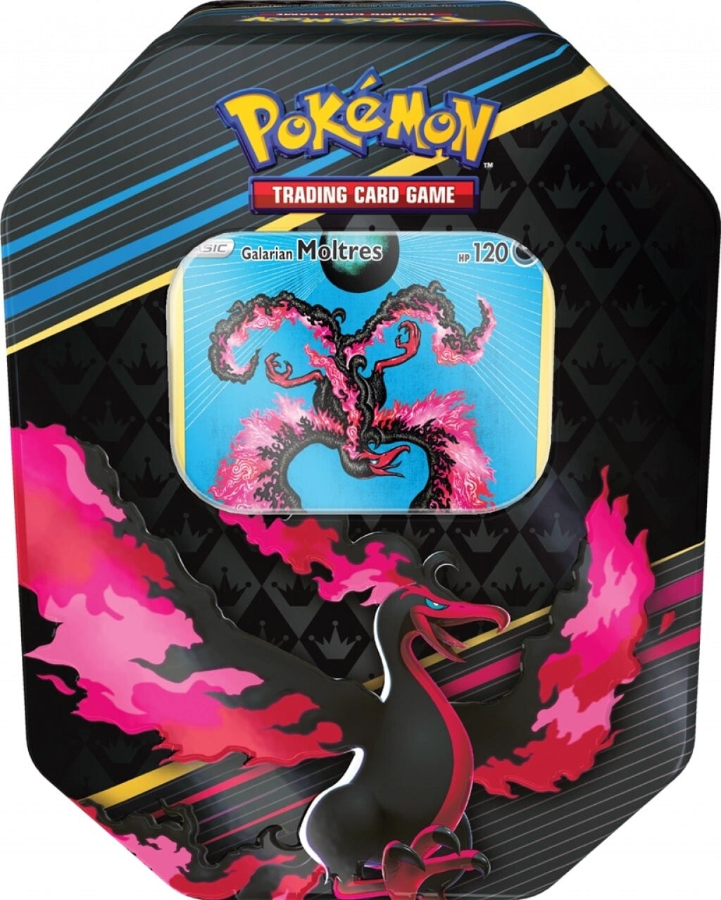 Sword & Shield: Crown Zenith - Tin (Galarian Moltres) (International Version) | I Want That Stuff Brandon