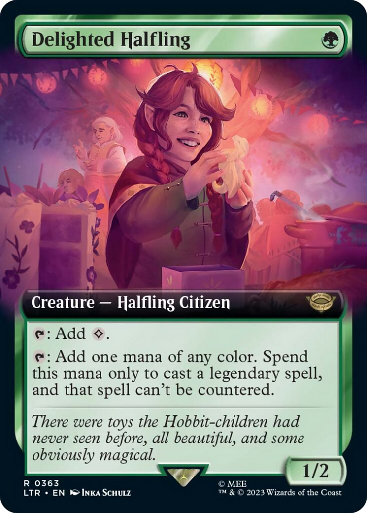 Delighted Halfling (Extended Art) [The Lord of the Rings: Tales of Middle-Earth] | I Want That Stuff Brandon