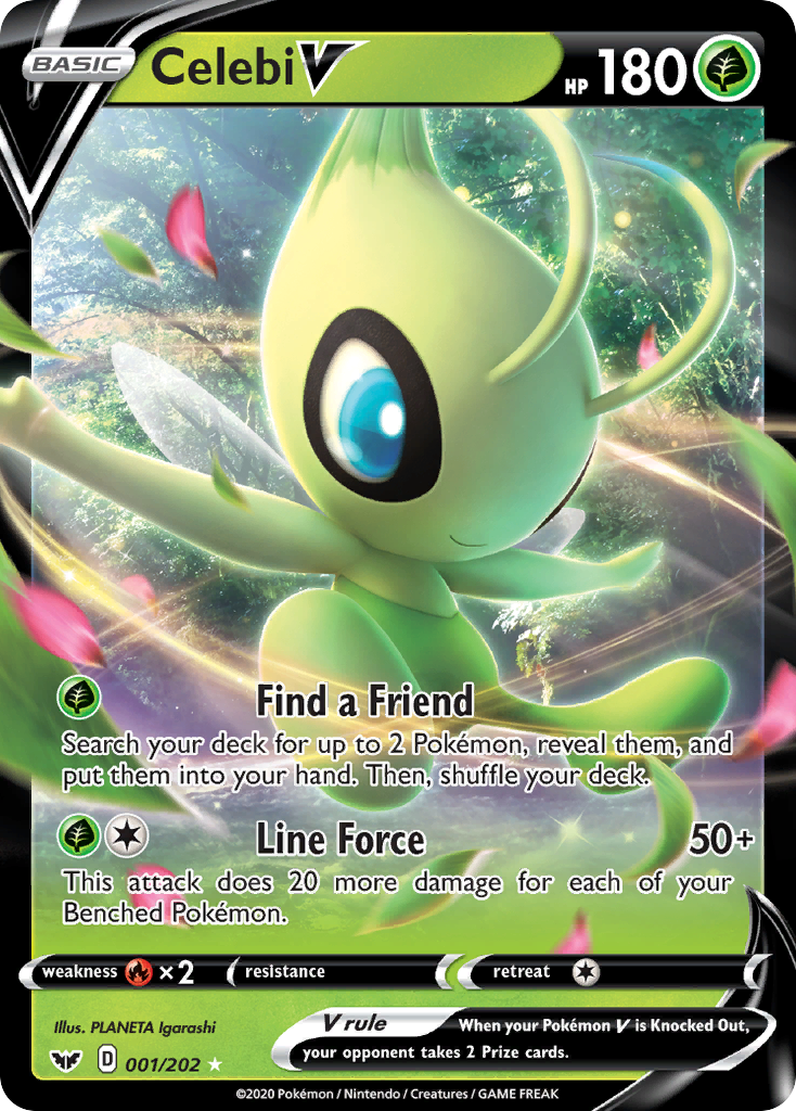 Celebi V (001/202) [Sword & Shield: Base Set] | I Want That Stuff Brandon